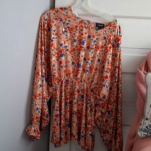 Peachy Floral top